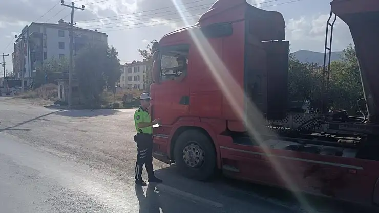 Ağır tonajlı araçlara sıkı denetim
