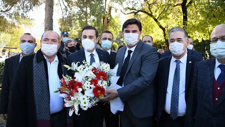Akın'dan Başkan Karaca'ya ziyaret