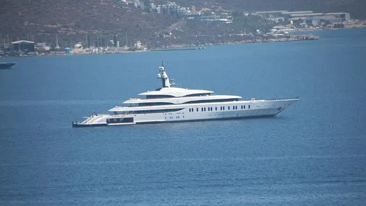 Avustralyalı milyarderin yatı Bodrum'da