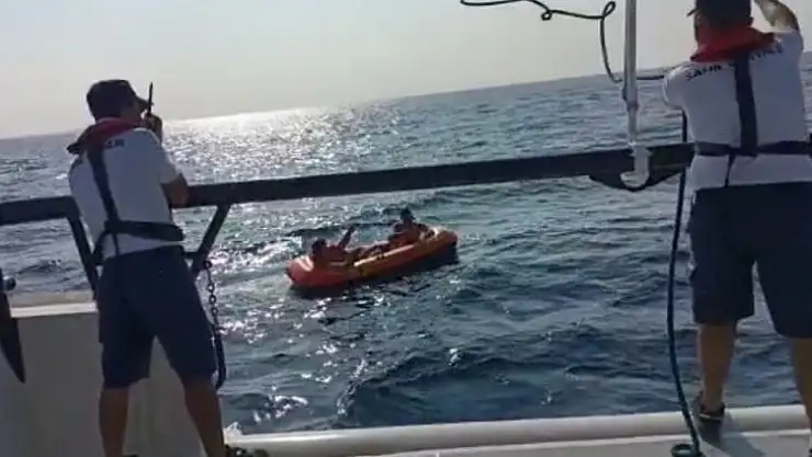 Bodrum'da 3 düzensiz göçmen kurtarıldı