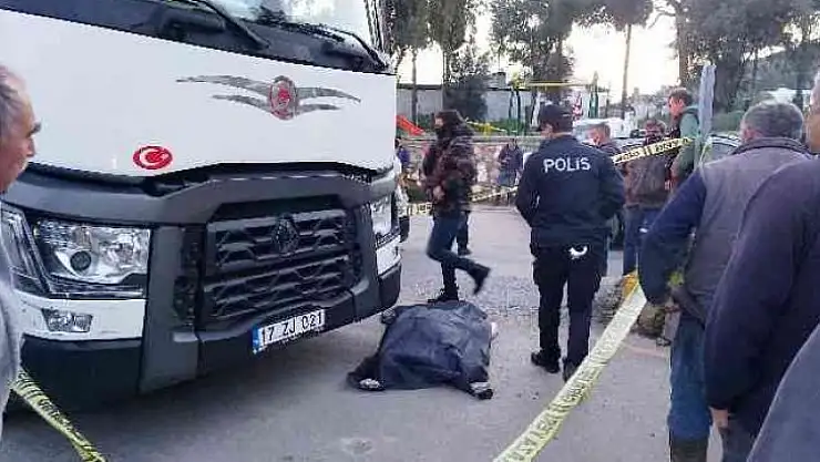 Bodrum'da feci kaza tır çarpan yaşlı adam olay yerinde can verdi