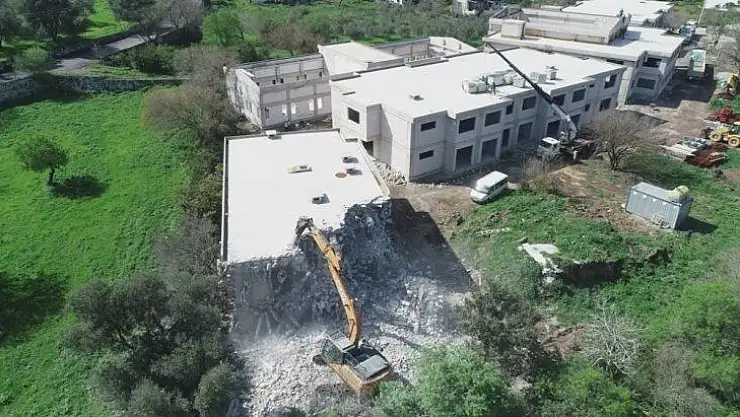 Bodrum'da kaçak yapılarla mücadele devam ediyor