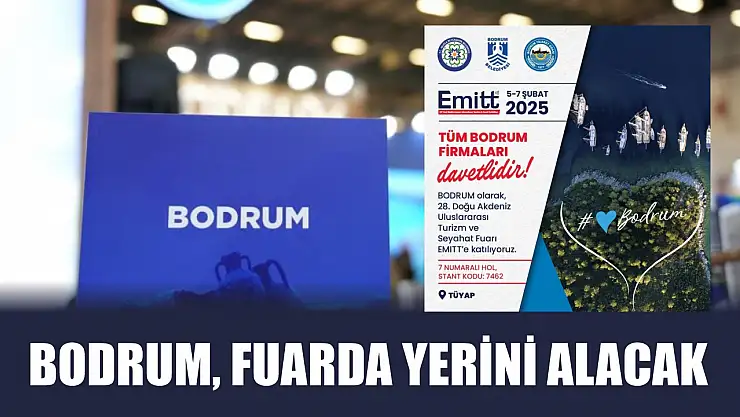 Bodrum, fuarda yerini alacak