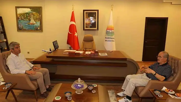 BÜYÜKERŞEN, MARMARİSLİLERE GEÇMİŞ OLSUN DİLEKLERİNİ İLETTİ