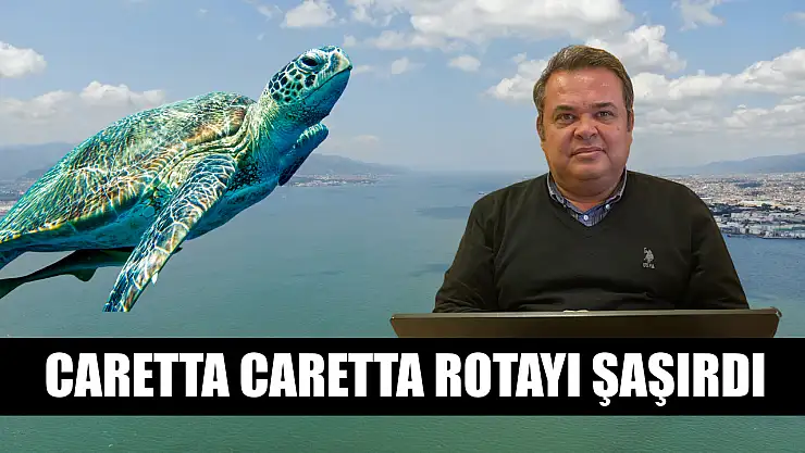 Caretta caretta rotayı şaşırdı