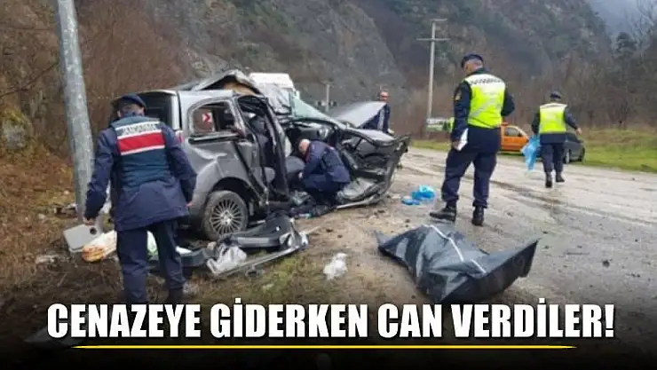 Cenazeye Giderken Can Verdiler!