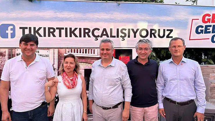 CHP Fethiye'de rozet takma töreni yapıldı