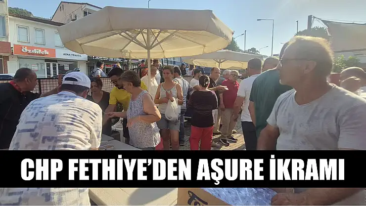 CHP Fethiye'den aşure ikramı