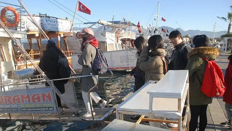 Çinli Turistler Fethiye'yi sevdi