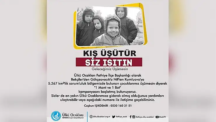 Çocuklara Bir Mont ve Bir Bot