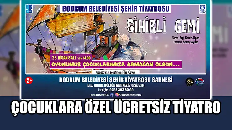 Çocuklara Özel Ücretsiz Tiyatro