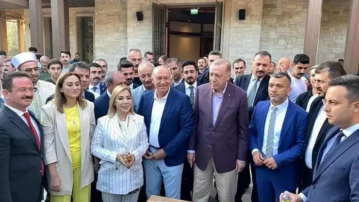 Cumhurbaşkanı Erdoğan, Muğla'da partililerle bayramlaştı