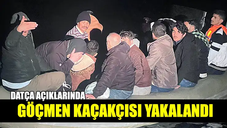 Datça Açıklarında Göçmen Kaçakçısı Yakalandı