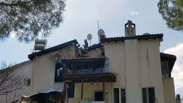 Datça Aktur tatil sitesinde yangın