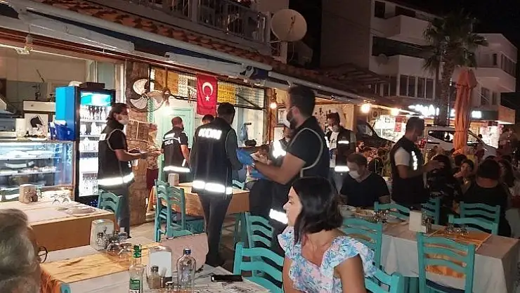 Datça'da 100 polisle dev uygulama