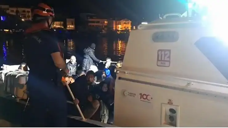 Datça'da düzensiz göçmenler yakalandı