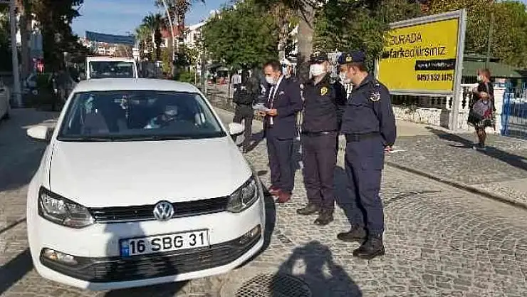 Datça'da trafik kurallarının önemi sürücülere aktarıldı