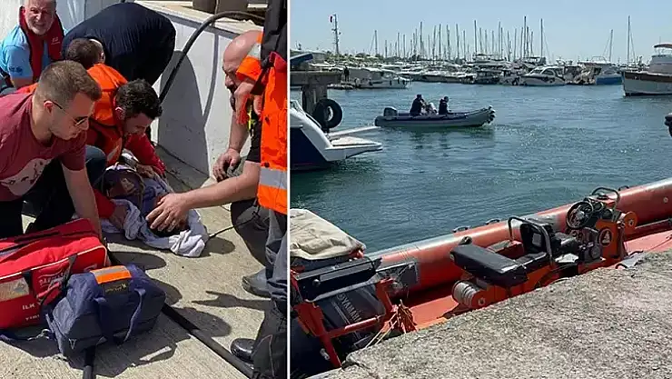 Denizde feci kano çarpışması: Kadının ayağı koptu