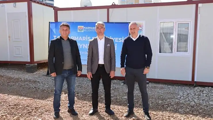 Depremzede vatandaşlara konteyner gönderildi