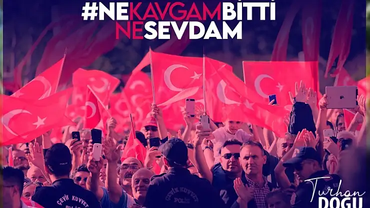 Doğu'dan destek olanlara teşekkür 