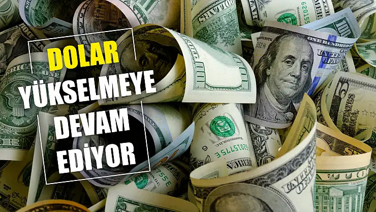 Dolar yükselmeye devam ediyor
