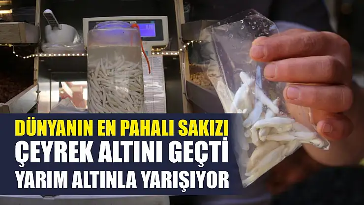 Dünyanın en pahalı sakızı, çeyrek altını geçti yarım altınla yarışıyor
