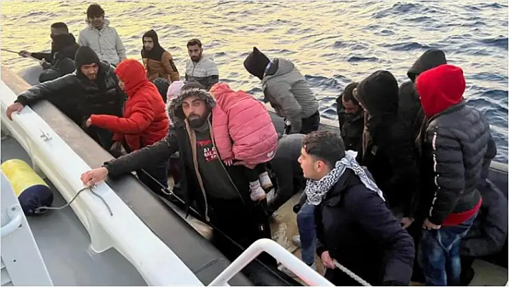Düzensiz göçmen kurtarıldı
