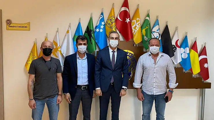 EMNİYET MÜDÜRÜ AYHAN'A HAYIRLI OLSUN ZİYARETİ