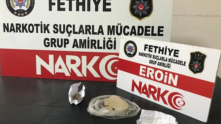 Eroin ile yakalandı