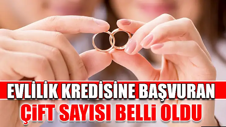 Evlilik kredisine başvuran çift sayısı belli oldu
