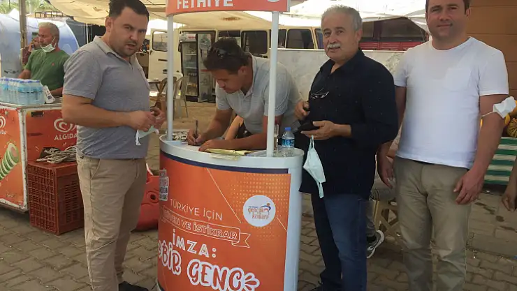 Fethiye AK Gençlik üye çalışmalarını sürdürüyor