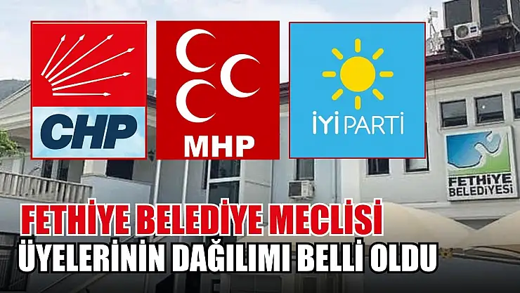 Fethiye Belediye Meclisi Üyelerinin Dağılımı Belli Oldu