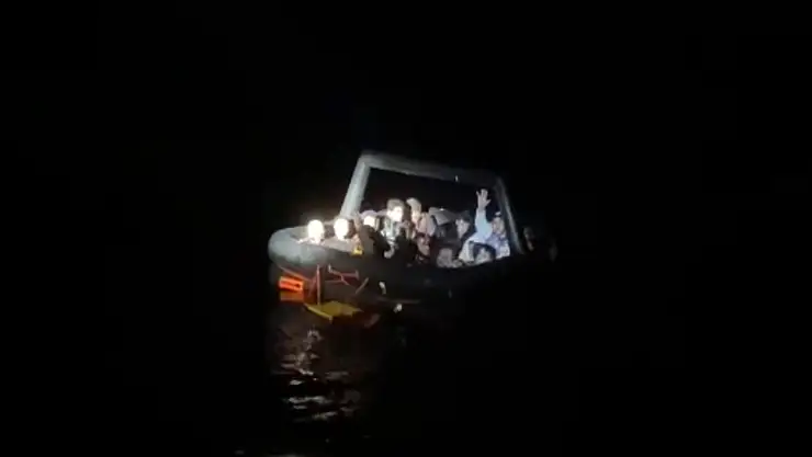 Fethiye'de göçmen operasyonu