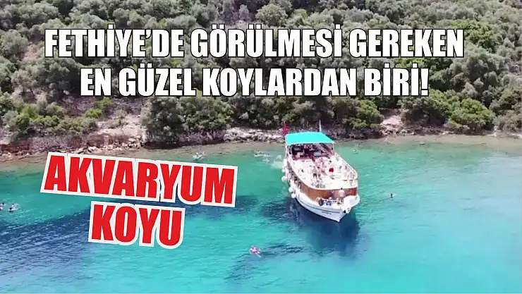 Fethiye'de görülmesi gereken en güzel koylardan biri! Akvaryum Koyu