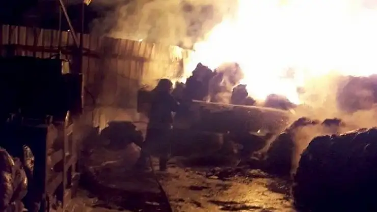 Fethiye'de hurdacıda yangın paniği