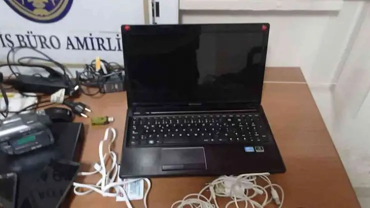 Fethiye'de iş yerinden bilgisayar çaldığı öne sürülen zanlı tutuklandı