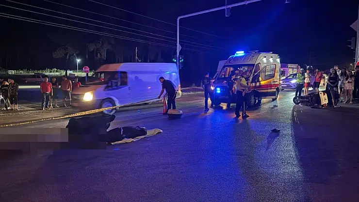 Fethiye'de tırla çarpışan motosiklet sürücüsü hayatını kaybetti