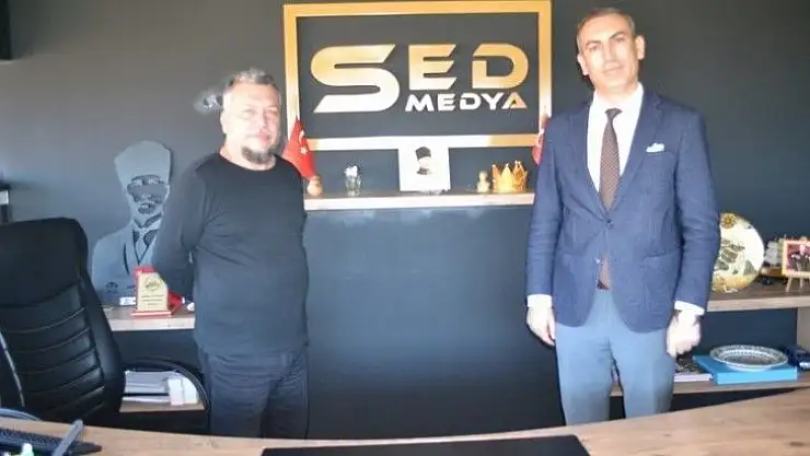 Fethiye Emniyet Müdürü Ayhan'dan SED Medya'ya ziyaret