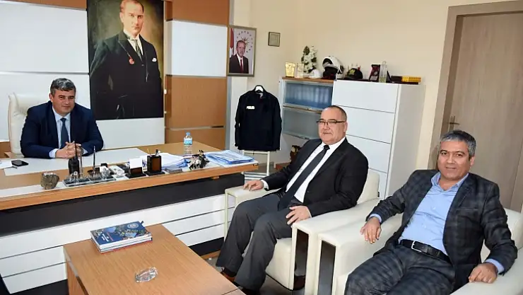 Fethiye'nin Devlerinden Emniyet Müdürü Süel'e Ziyaret   
