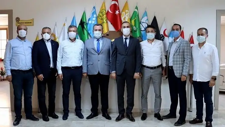 FTSO YÖNETİMİ EMNİYET MÜDÜRÜ AYHAN İLE BİR ARAYA GELDİ