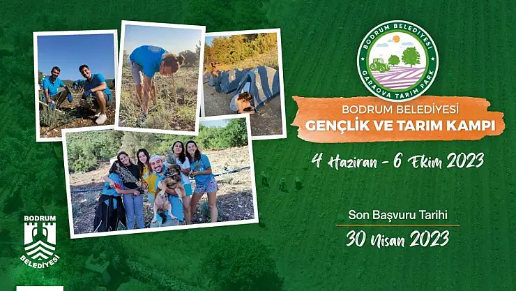 'Gençlik Tarım Kampı' başvuruları başladı