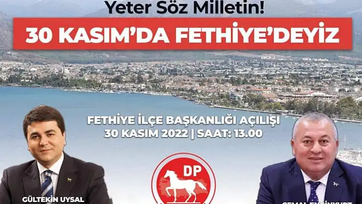 GENEL BAŞKAN UYSAL GELİYOR