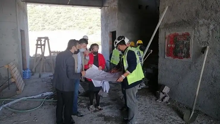 Güç Birliği'nden Bodrum Yeni Devlet Hastanesi şantiyesine ziyaret