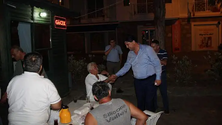Karaca Göcek'te Esnaf Ziyaret Etti