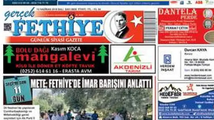 12Haziran2018 GerçekFethiye Oku