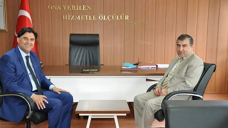 Başkan Karaca, Kaymakam Şahiner'i Ziyaret Etti