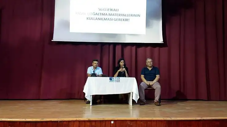 FETHİYE'DE ÜRETİCİLERE KALINTI EĞİTİMİ