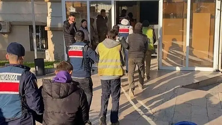 Hızlı tren şantiyesinden demir çalan şüpheliler yakalandı