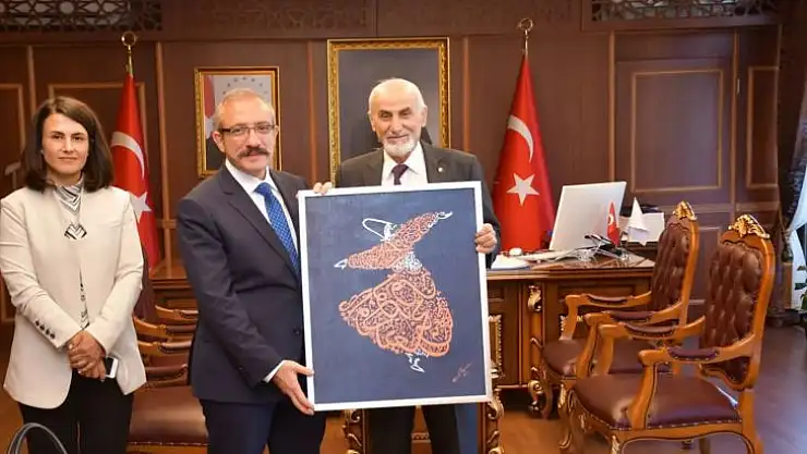 HUZUREVİ SAKİNLERİNDEN KAYMAKAM KARAMAN'A ZİYARET