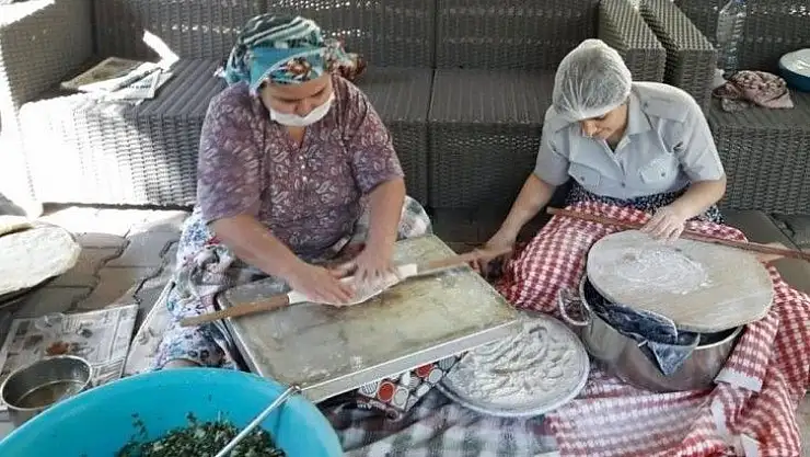Huzurevinde hasat şenliği